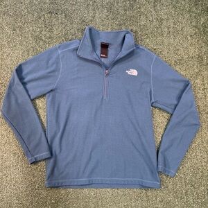 The North Face Slate Blue Half-Zip Jacket